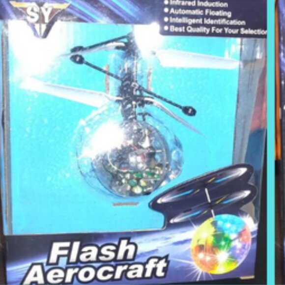 Flash Aerocraft Automatic Foating Flying Colorful Electric Ball Toy New/Boxed - Picture 2 of 2